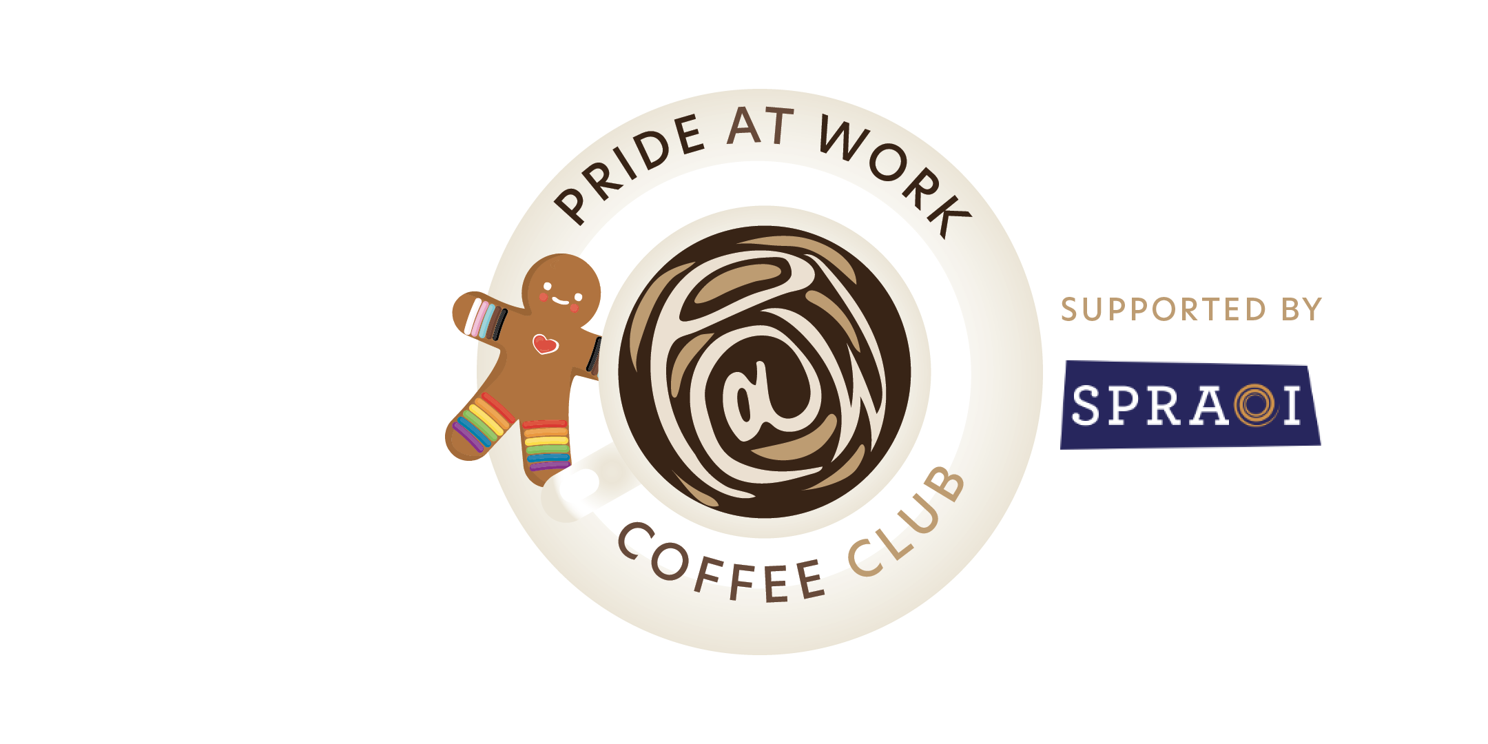 Pride At Work Coffee Club. Supported by Spraoi.